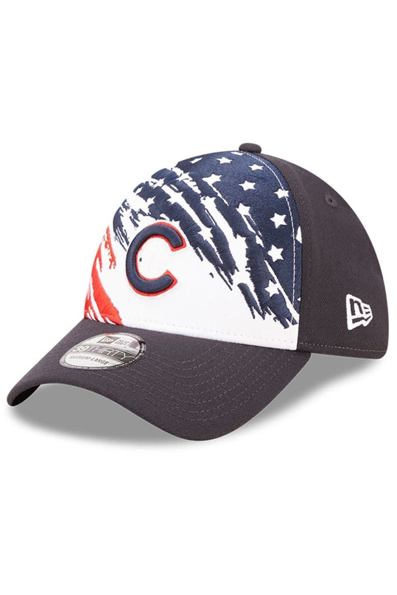 Men's New Era Navy Chicago Cubs 2022 4th of July 39THIRTY Flex Hat, Main, color, Navy