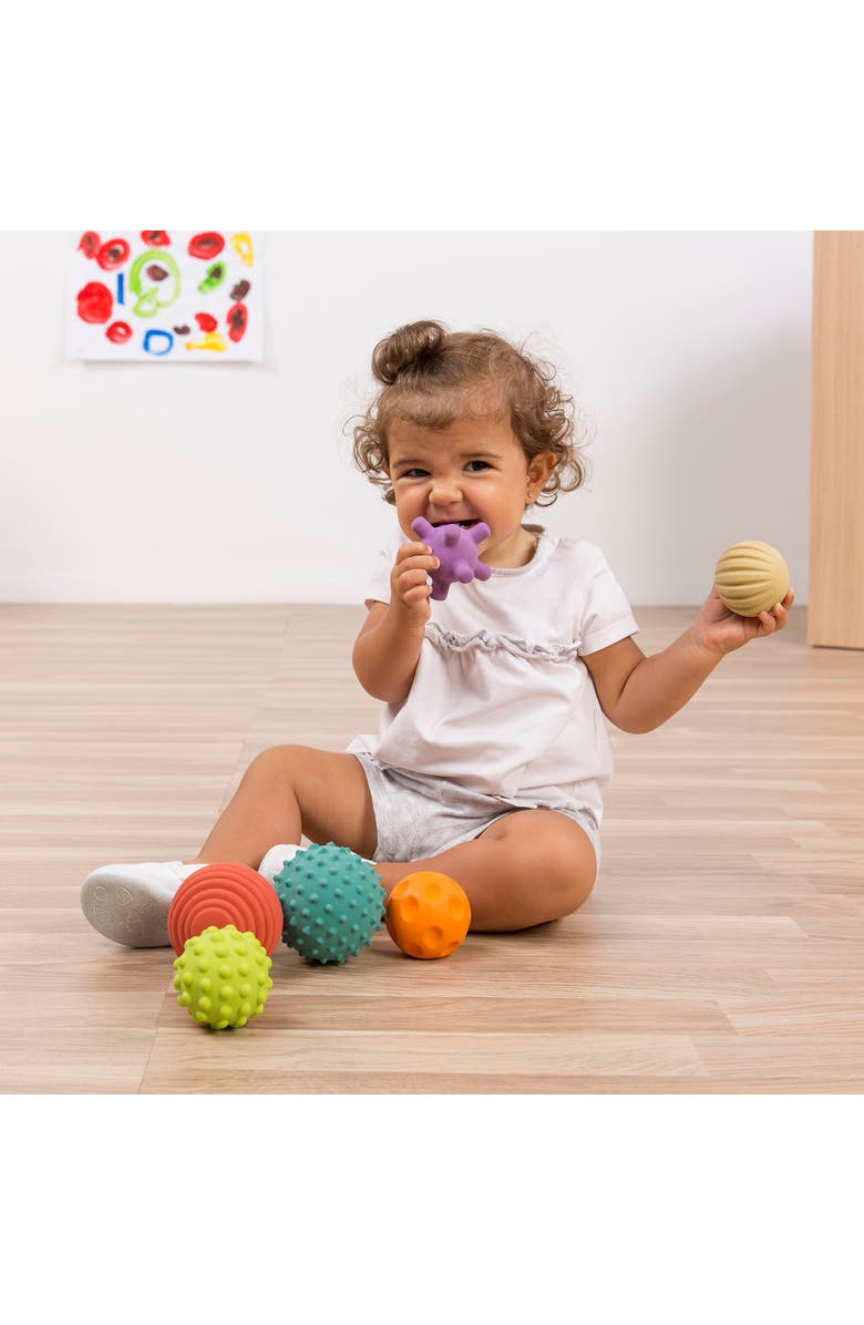 Miniland ECO Sensory Balls - 6 Piece Set, Alternate, color, Multi