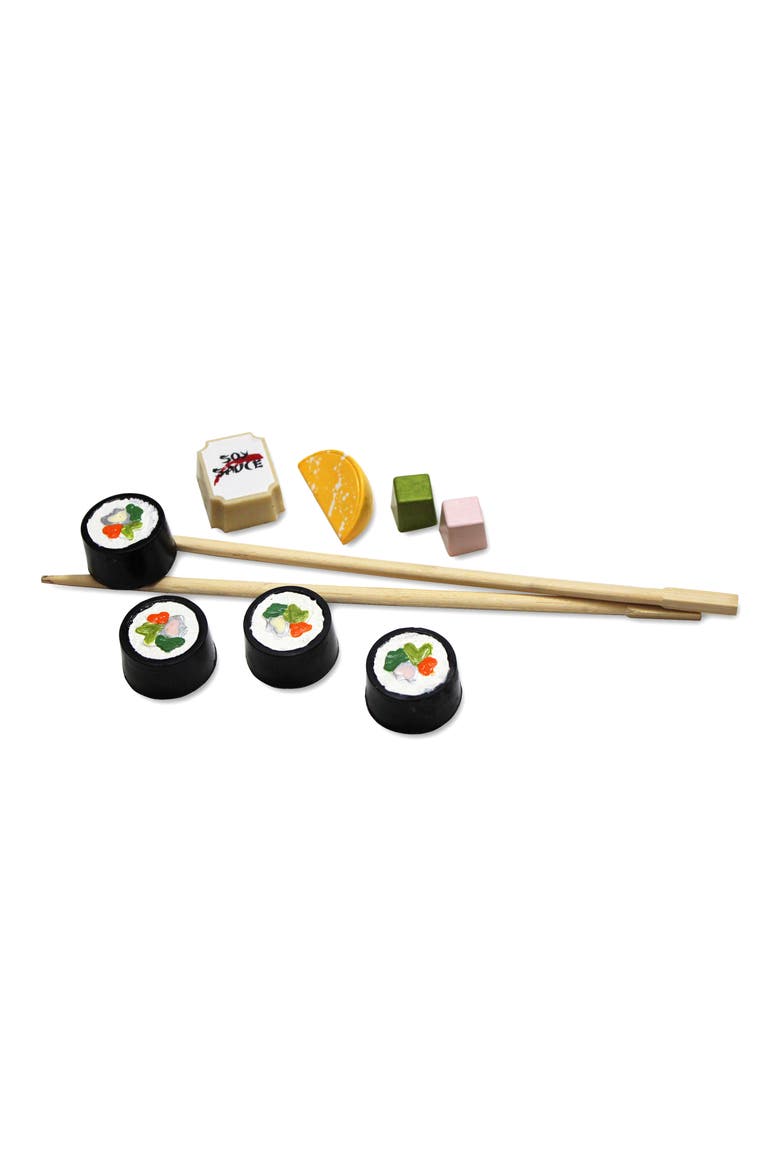 Sushi 9-Piece Chocolate Set, Alternate, color, WHITE