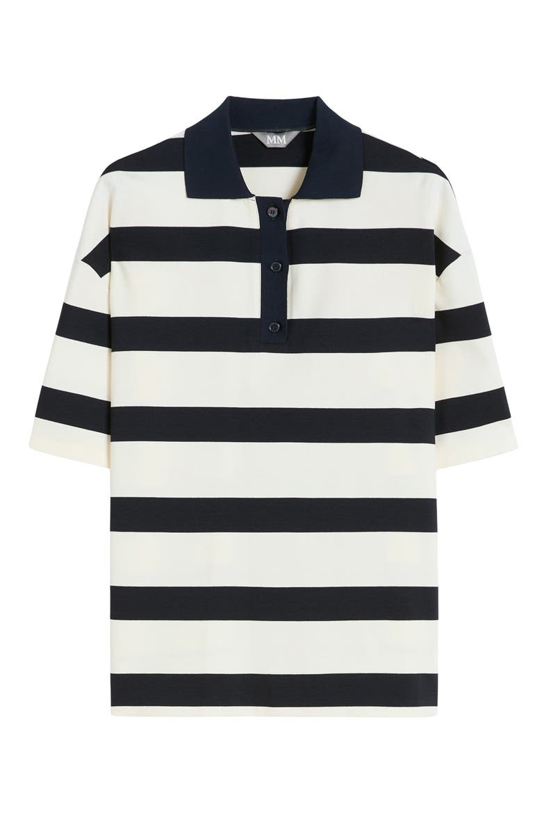 Labetaia Stripe Polo Shirt, Alternate, color, ULTRAMARINE
