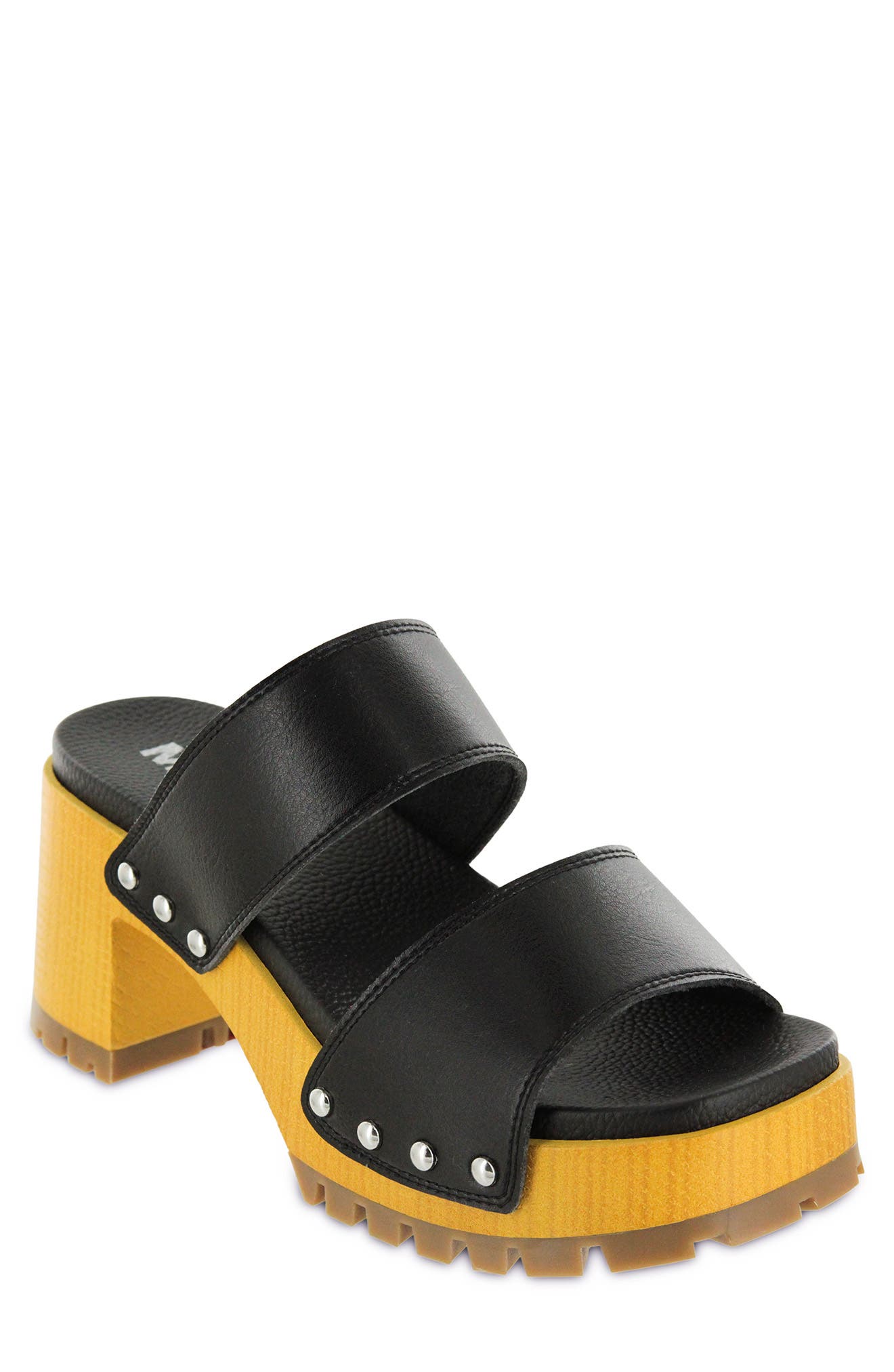 MIA Stefani Vegan Leather Platform Clog, Main, color, 