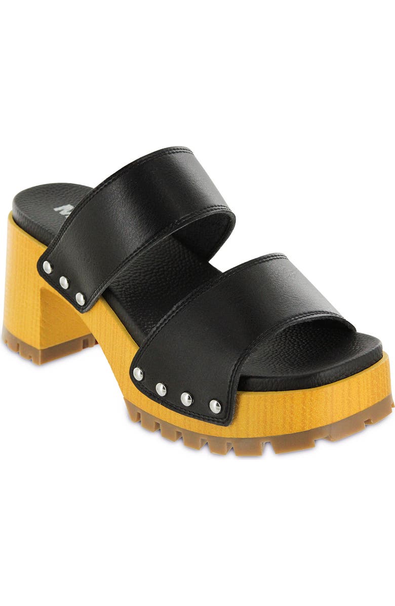 MIA Stefani Vegan Leather Platform Clog, Main, color,