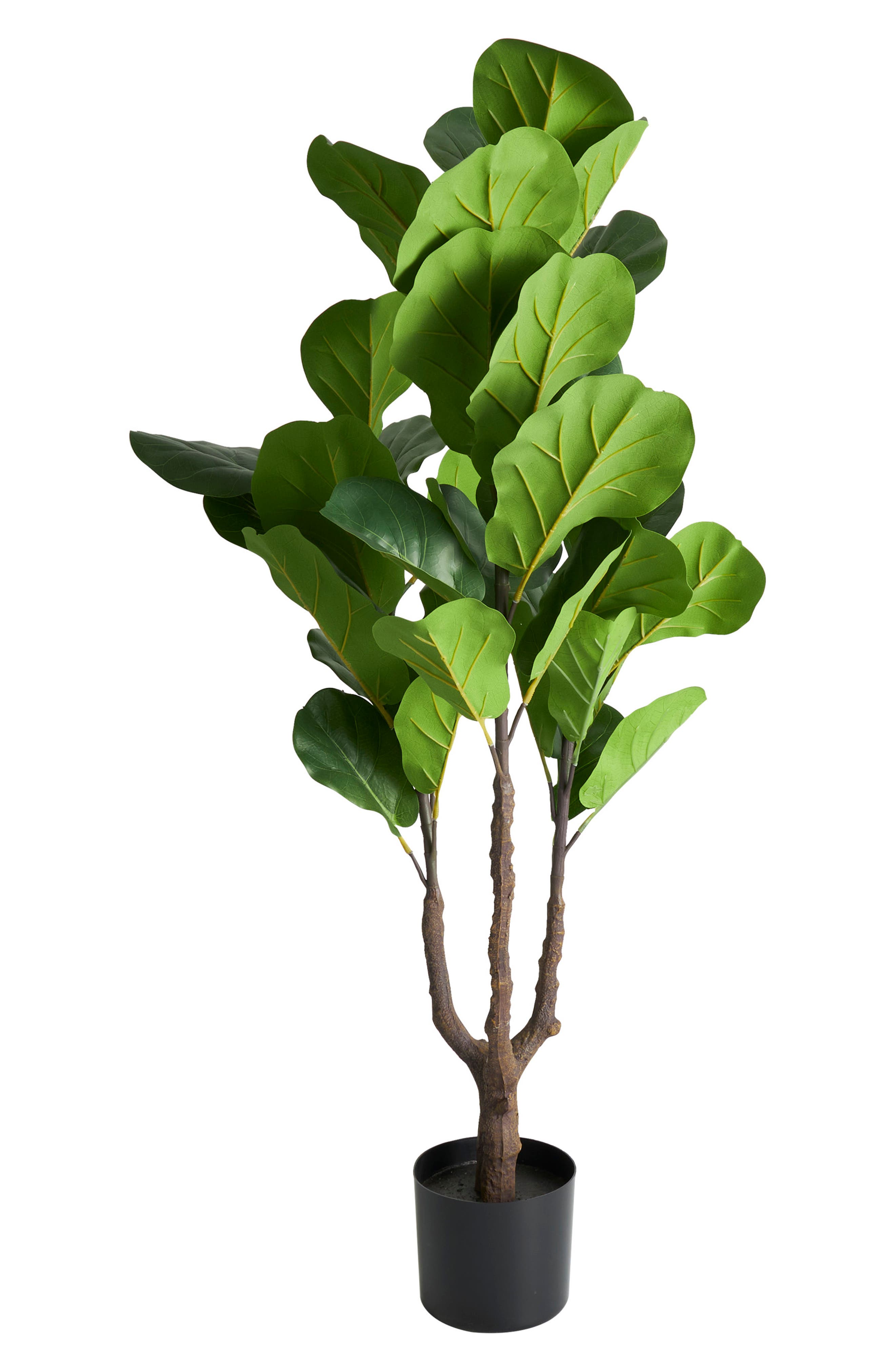 GINGER BIRCH STUDIO Green Faux Foliage Artificial Potted Plant