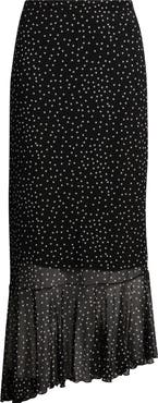 Loveappella Flounce Midi Skirt