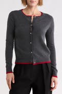 JASON WU Tipped Cashmere Cardigan