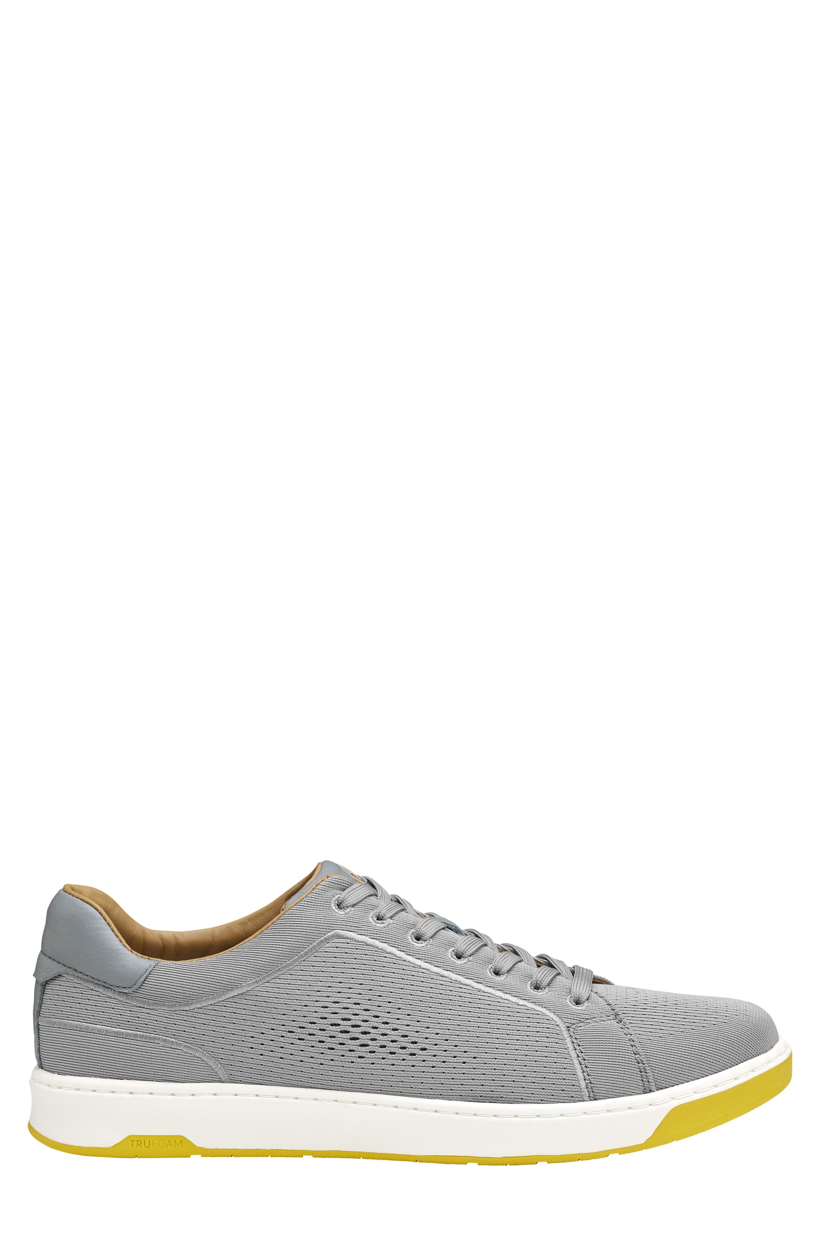 Johnston & Murphy Daxton Knit Sneaker, Alternate, color, Gray Knit