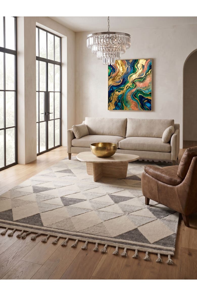 Okinawa Wool Rug, Alternate, color, Beige