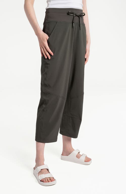 Lole Momentum Crop Drawstring Pants In Olive
