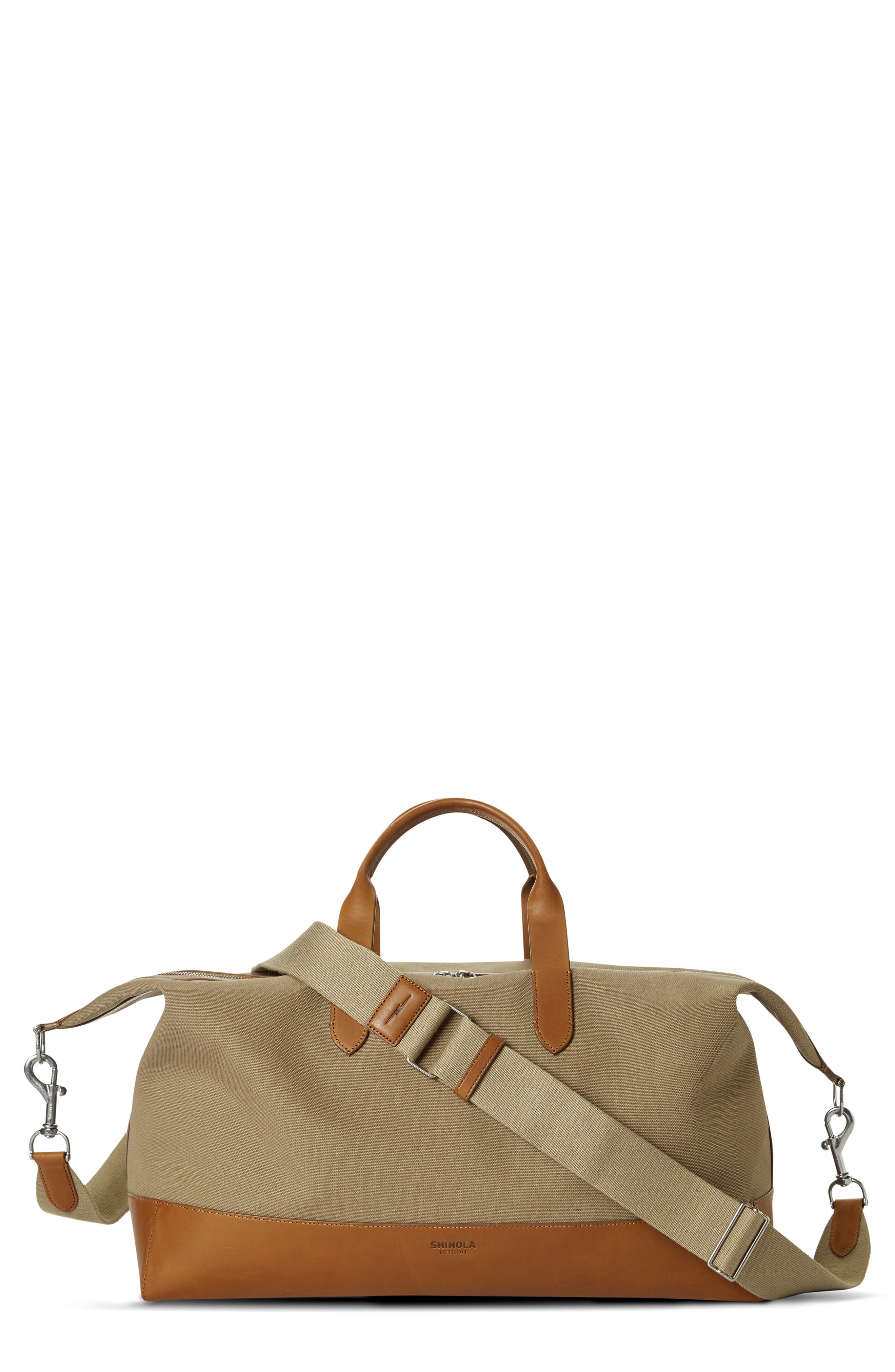 Shinola Canfield Classic Canvas Duffle Bag, Main, color, 