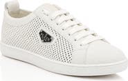 PHILIPP PLEIN Perforated Suede Low-Top Sneakers Men
