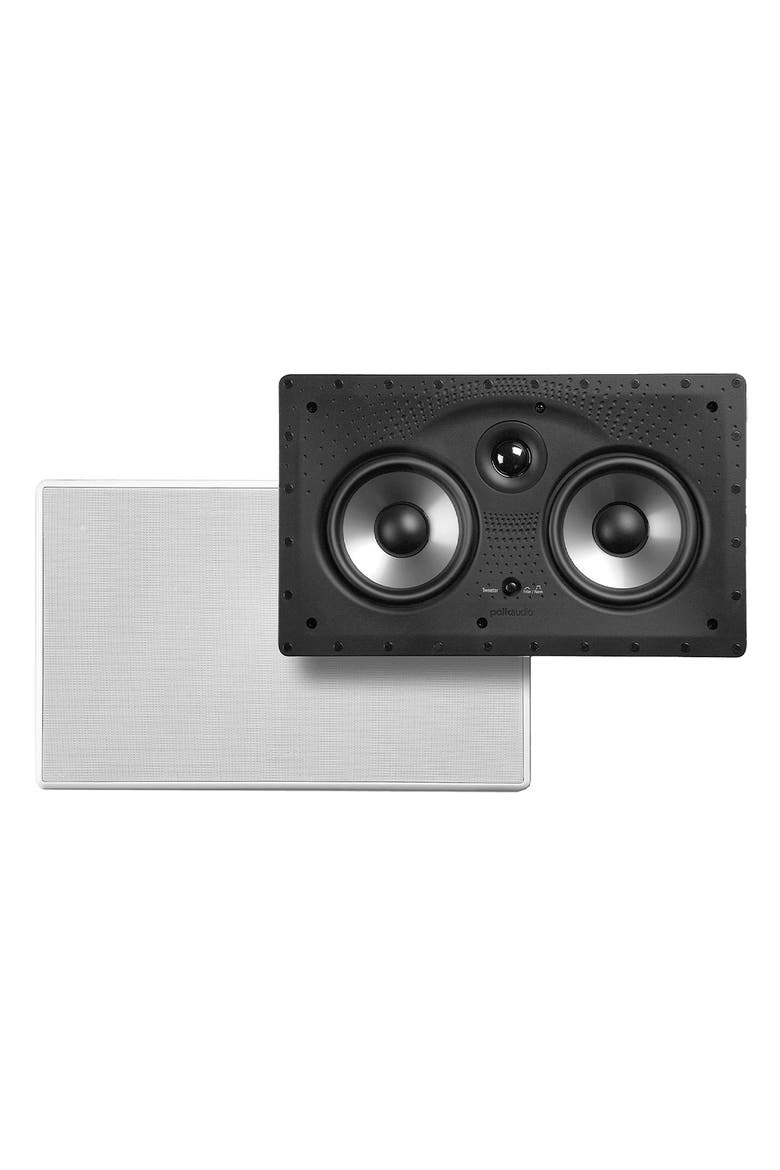 255c-RT In Wall Center Channel Speaker - Each, Main, color, White