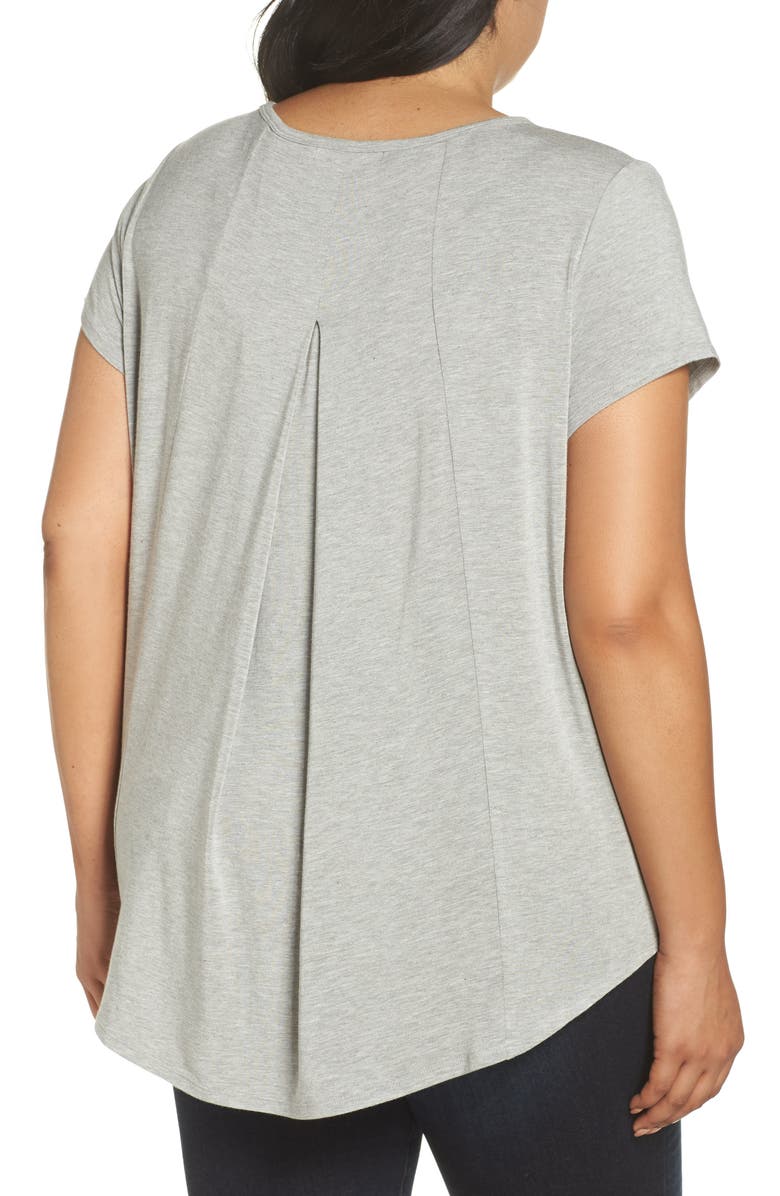 Sejour V-Neck Swing Tee, Alternate, color, 