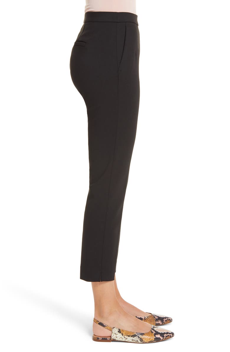 J.Crew Slim Stretch Crepe Pants, Alternate, color, 
