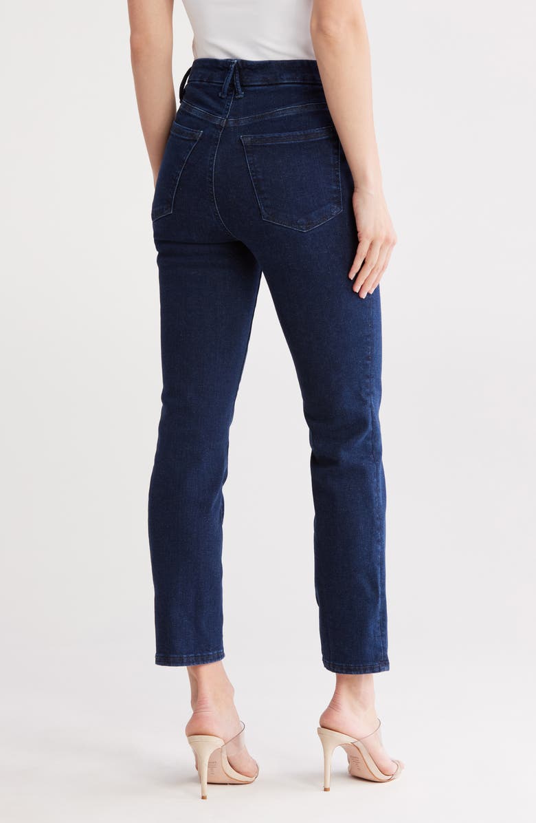 Good American Always Fits Good Legs Ripped Cigarette Jeans, Alternate, color, Blue224