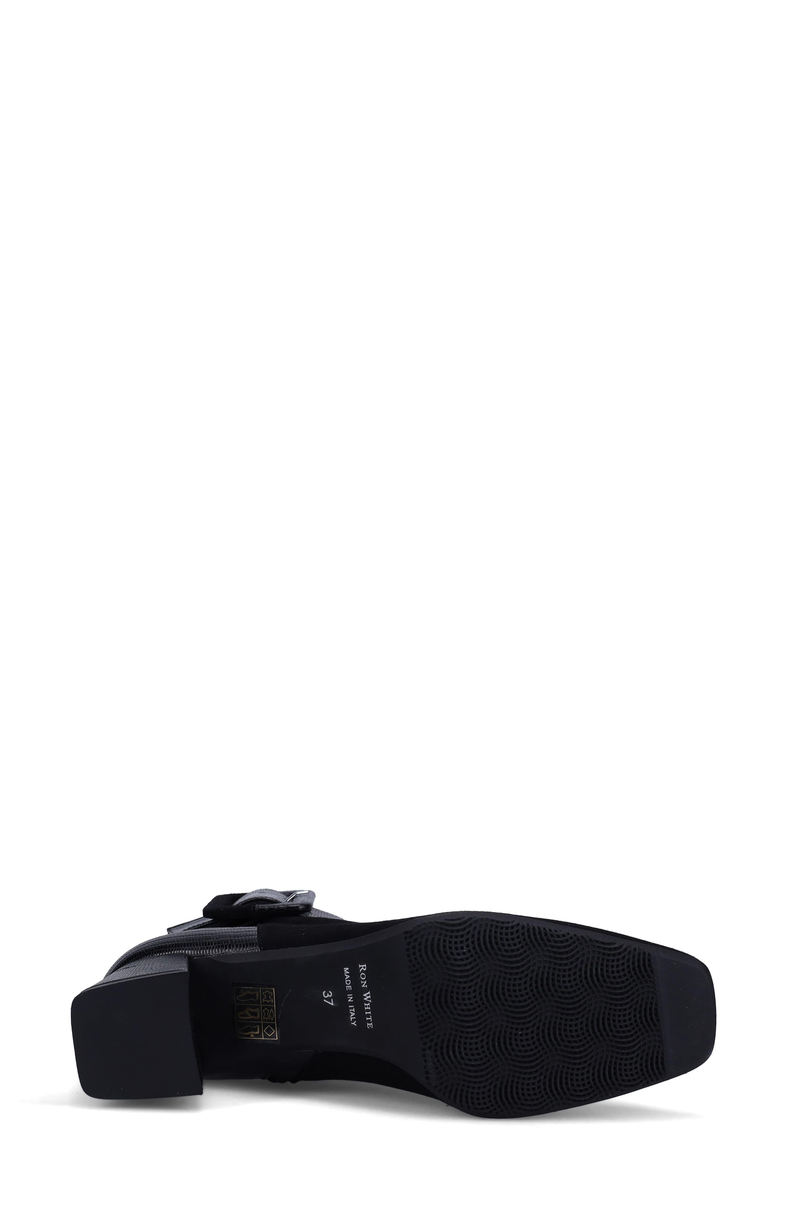 Ron White Lana Weatherproof Buckle Bootie, Alternate, color, Onyx