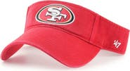 '47 Men's '47 Scarlet San Francisco 49ers Clean Up Visor