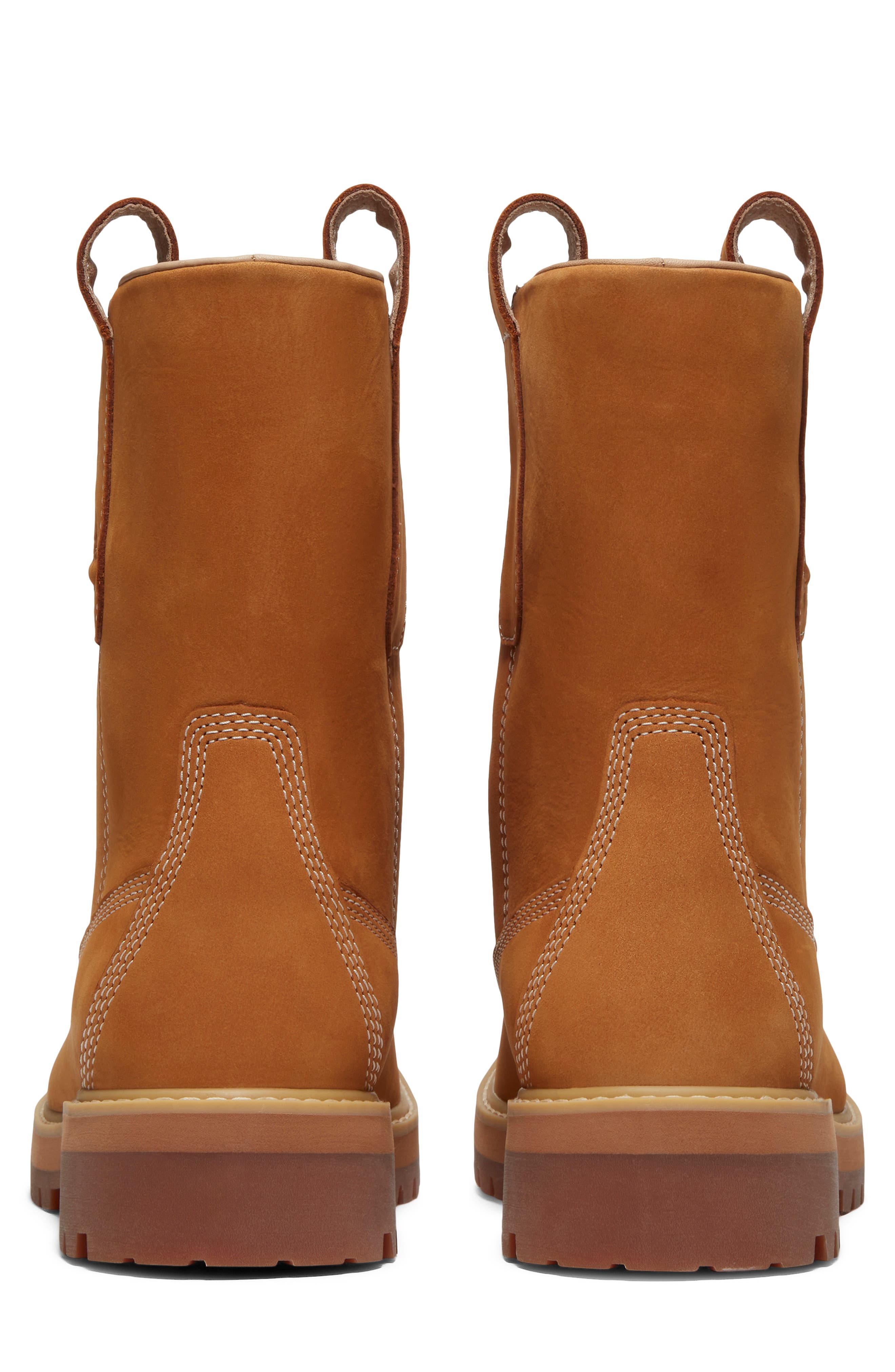Heritage Mid Leather Boot, Alternate, color, WHEAT NUBUCK