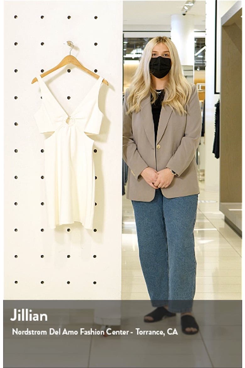 Driscoll Keyhole & Cutout Fit & Flare Dress video