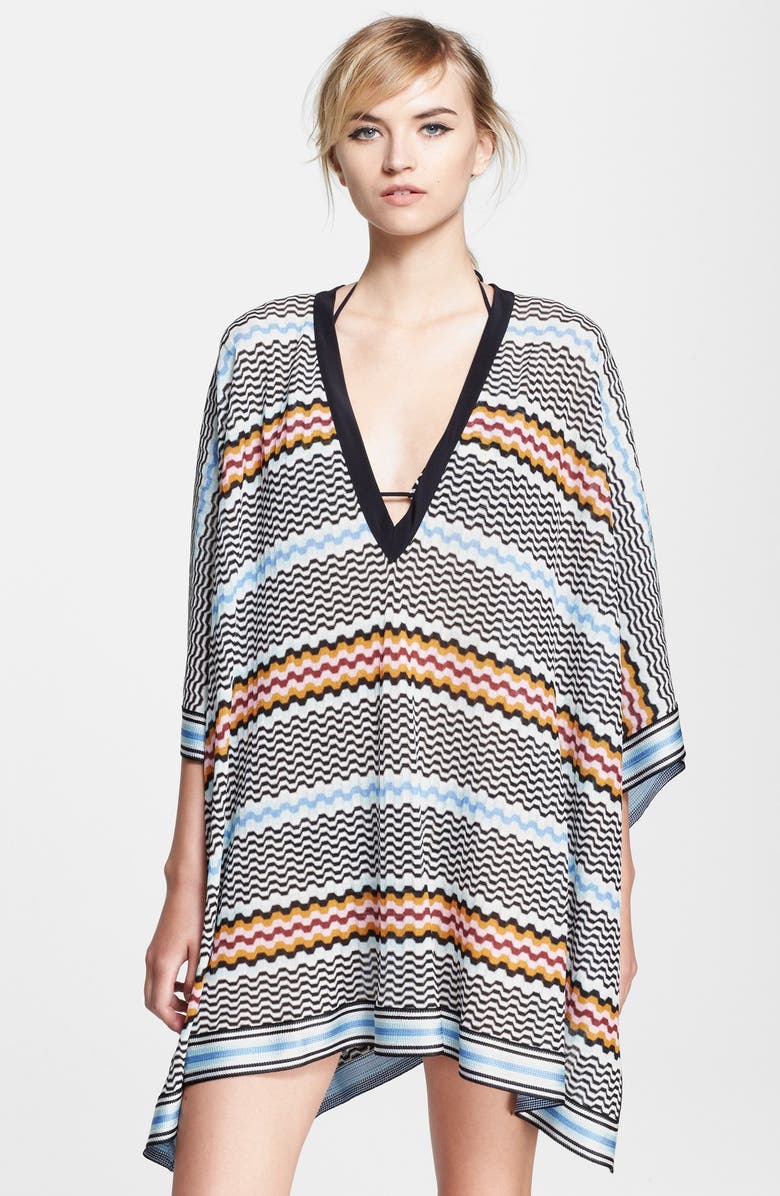 MISSONI MARE V-Neck Knit Caftan, Main, color, 