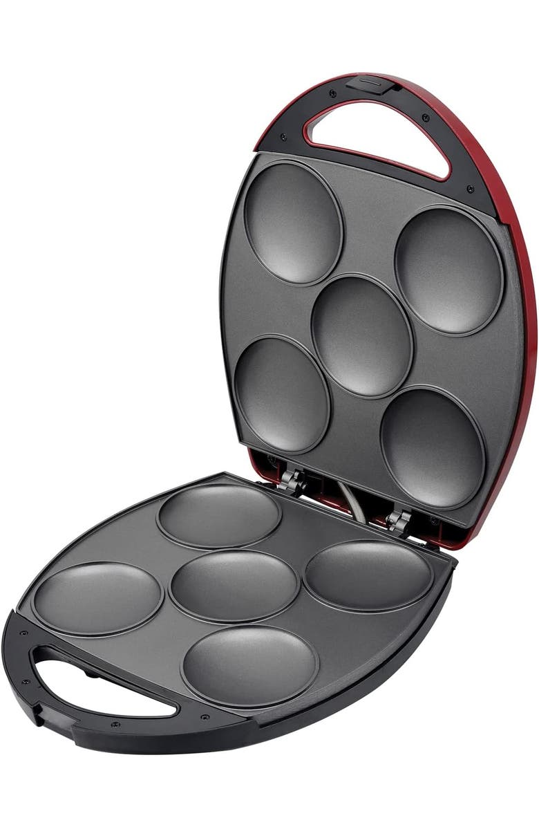 Brentwood Arepa Maker, Alternate, color, Red