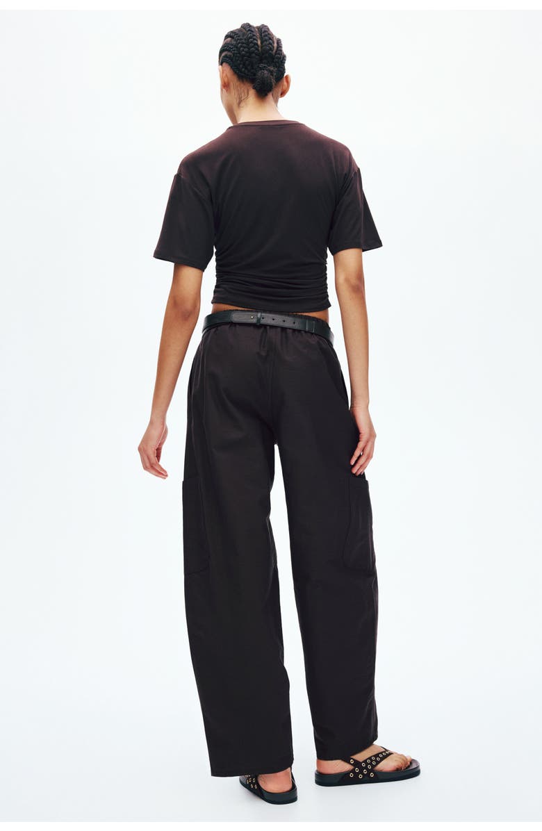 H&M Balloon Cargo Trousers, Alternate, color, Dark Brown