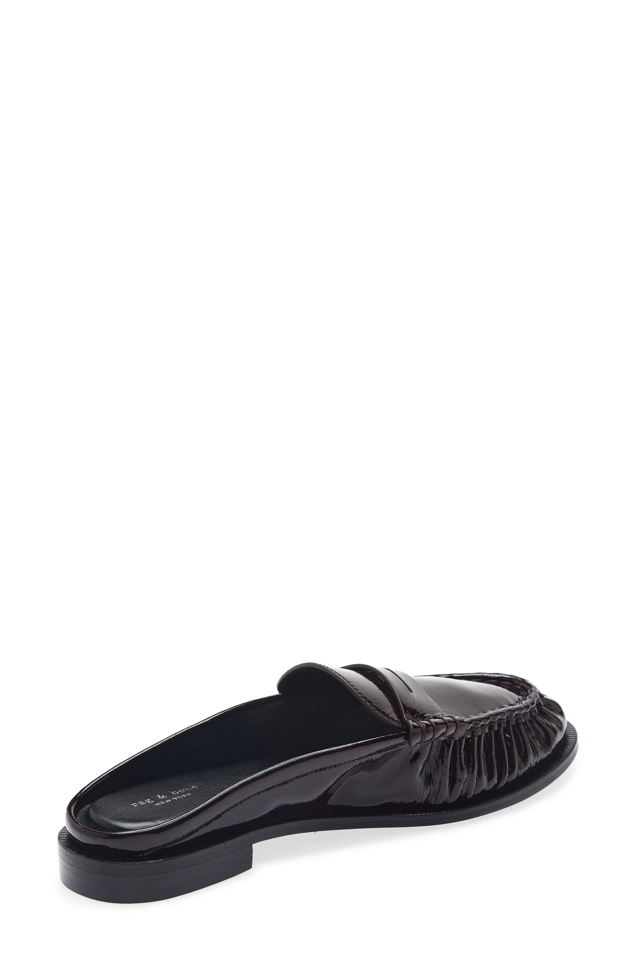 Lexi Flat Mule, Alternate, color, MORELLO PATENT