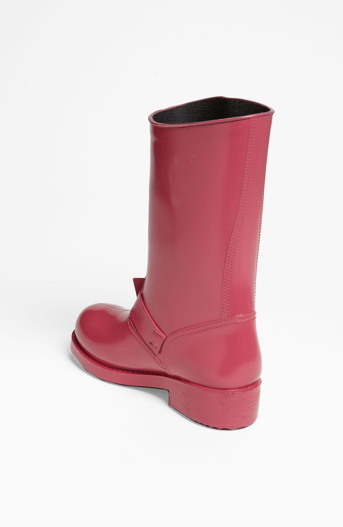 Moto Rain Boot, Alternate, color, FUCHSIA GLOSS