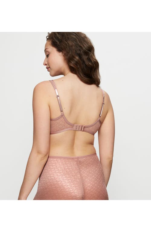 Triumph Signature Sheer Minimizer Bra In Pink