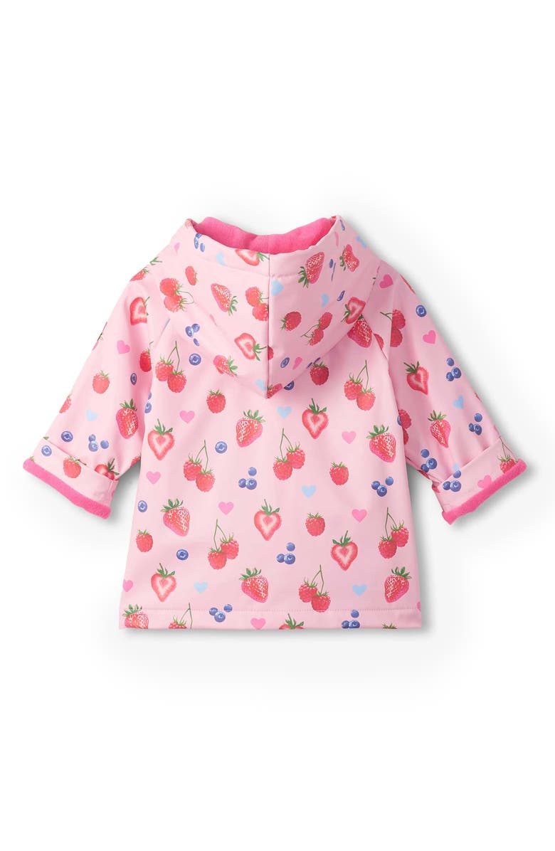 Hatley Kids' Summer Berries Rain Jacket, Alternate, color, Pink