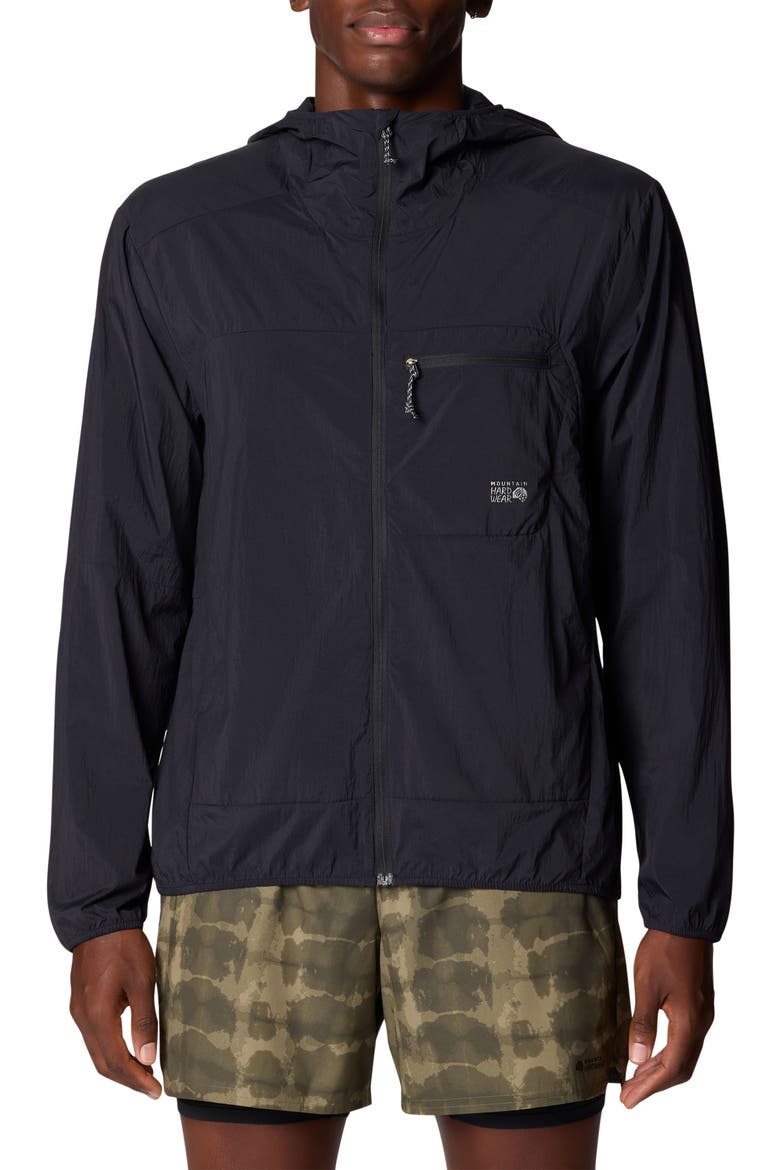 Wind Veil™ Hooded Jacket, Main, color, BLACK