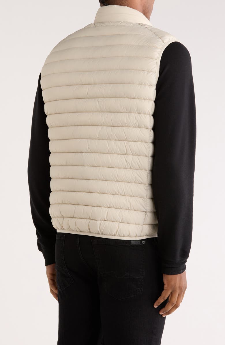 Save The Duck Remo Water Resistant Packable Puffer Vest, Alternate, color, Rainy Beige