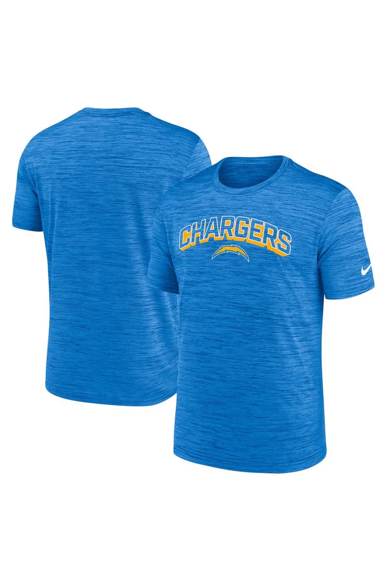 Men's Nike Powder Blue Los Angeles Chargers Velocity Performance T-Shirt, Main, color, Powder Blue