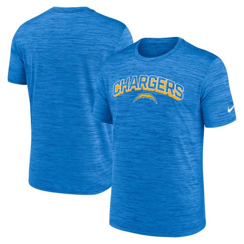 Nike Powder Blue Los Angeles Chargers Velocity Performance T-shirt