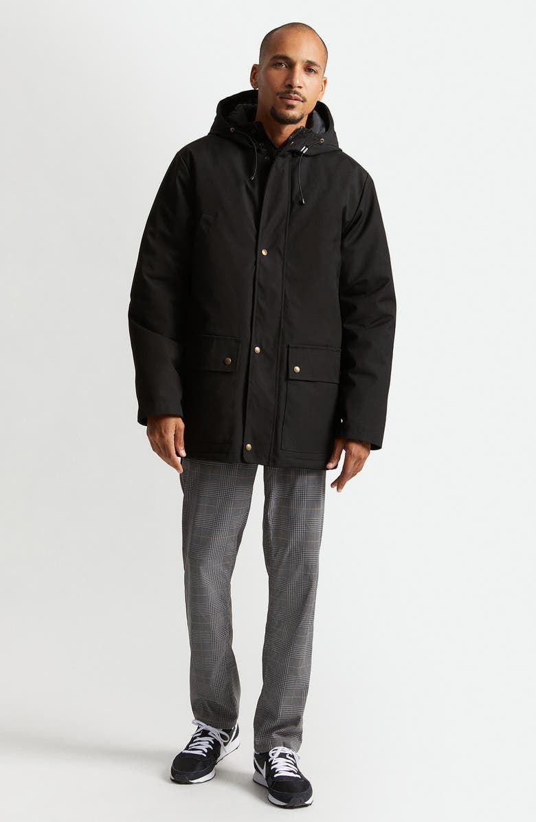 Brixton Storm Water Repellent Hooded Parka Jacket, Alternate, color, 