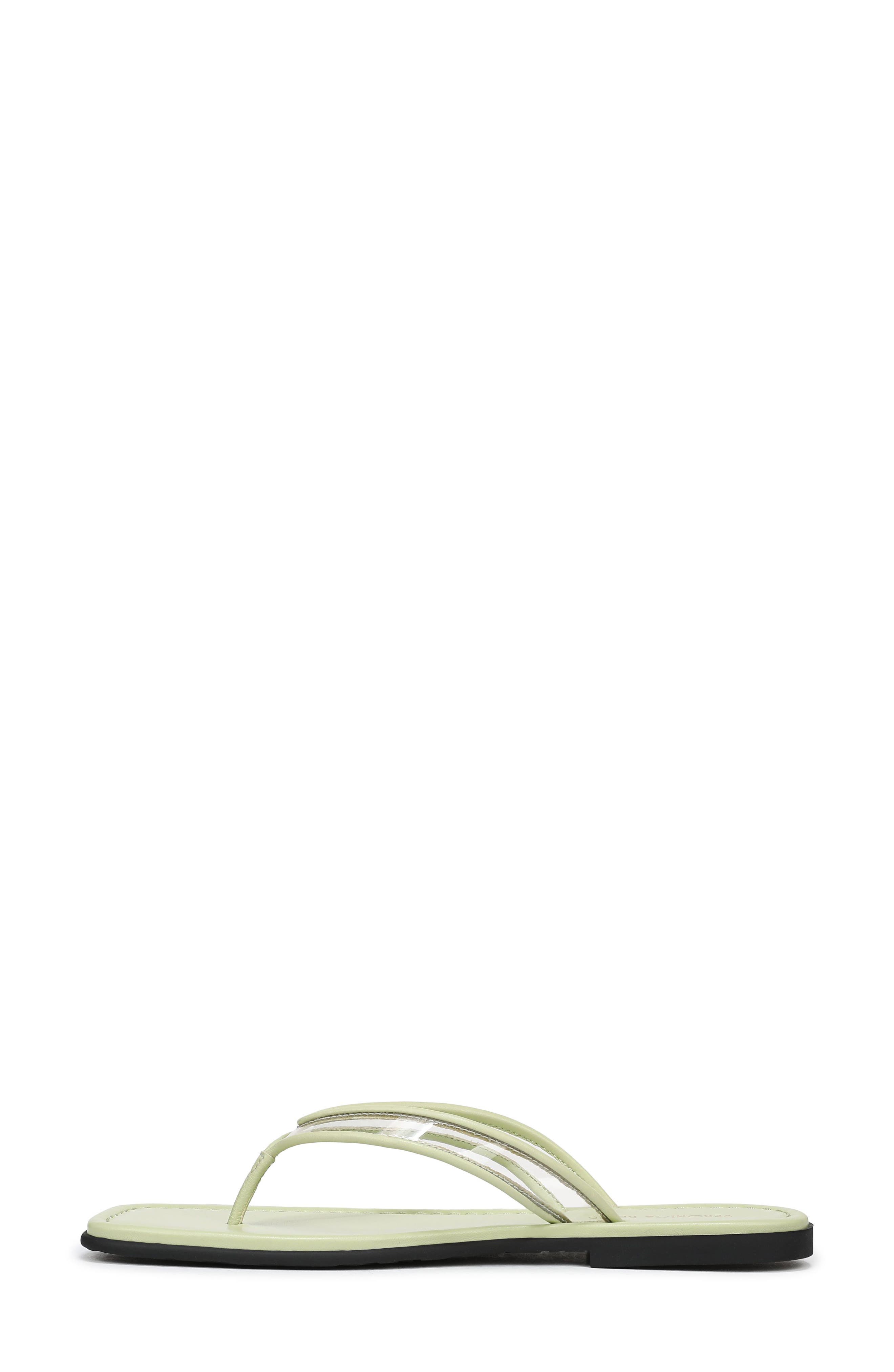 Clea Flip Flop, Alternate, color, CLR/LT PISTACHIOGRN