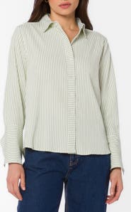 VELVET HEART Amaya Seersucker Button-Up Shirt