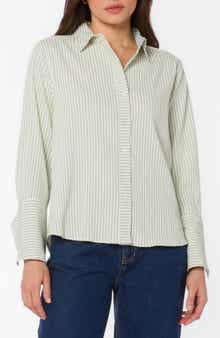 Amaya Seersucker Button-Up Shirt