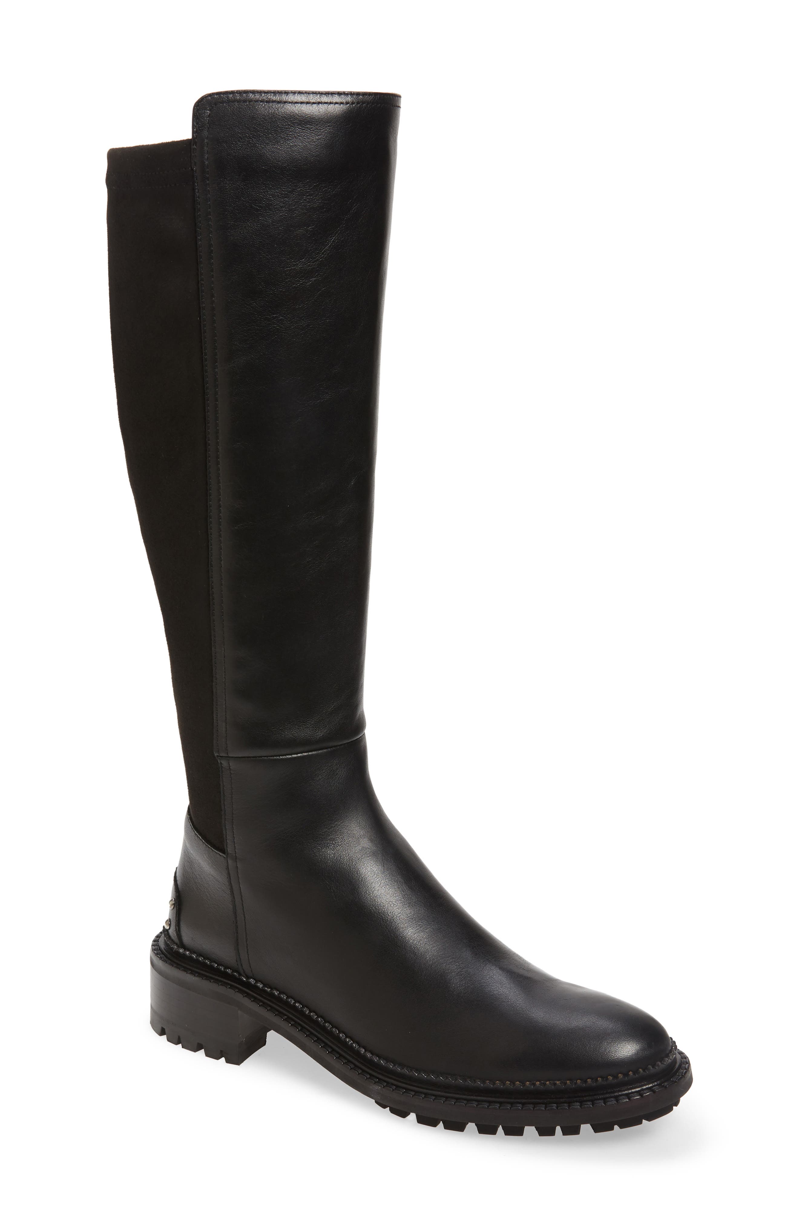Aquatalia Omara Water Resistant Knee High Boot, Main, color, 