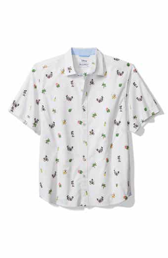 Tommy Bahama Nova Wave Beach Cruiser Short Sleeve Stretch Cotton Button-Up Shirt