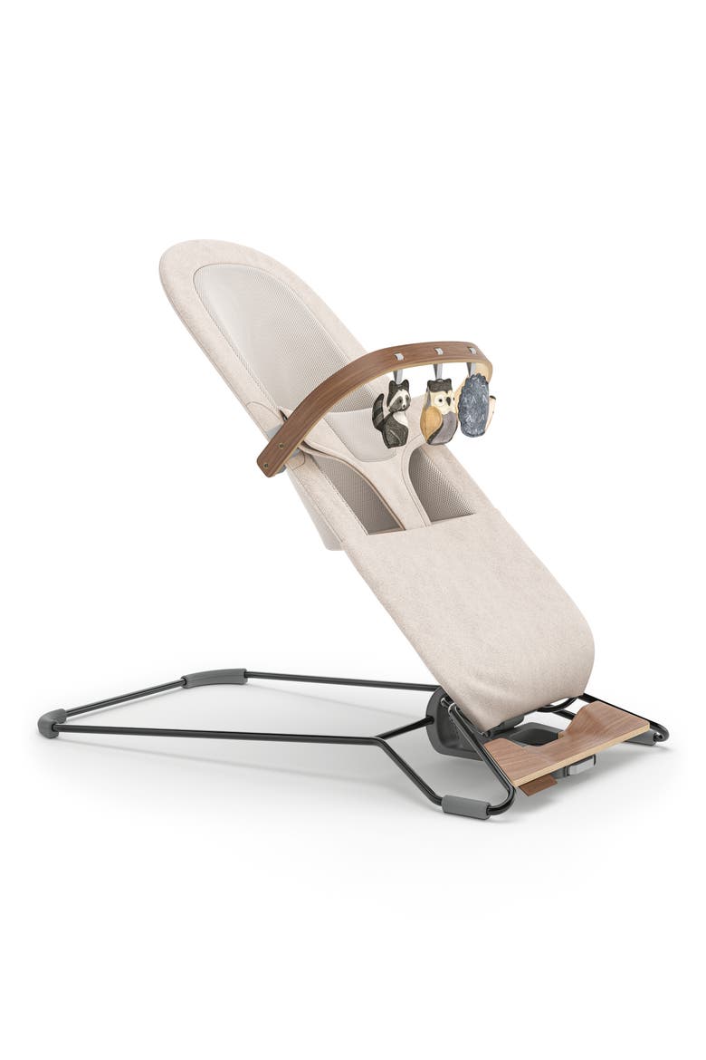 Forest Fun Toy Bar for Mira 2-in-1 Bouncer, Alternate, color, GREY/ WALNUT WOOD