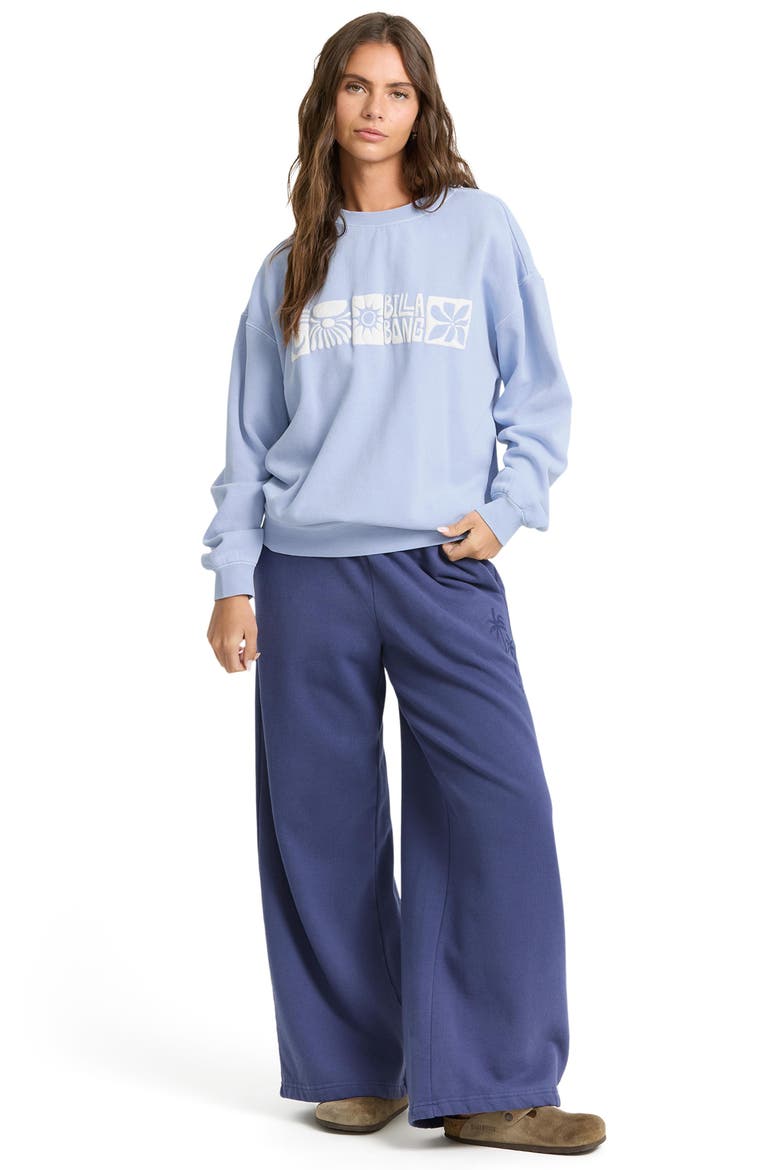 Ride In Graphic Sweatshirt, Alternate, color, CORNFLOWER
