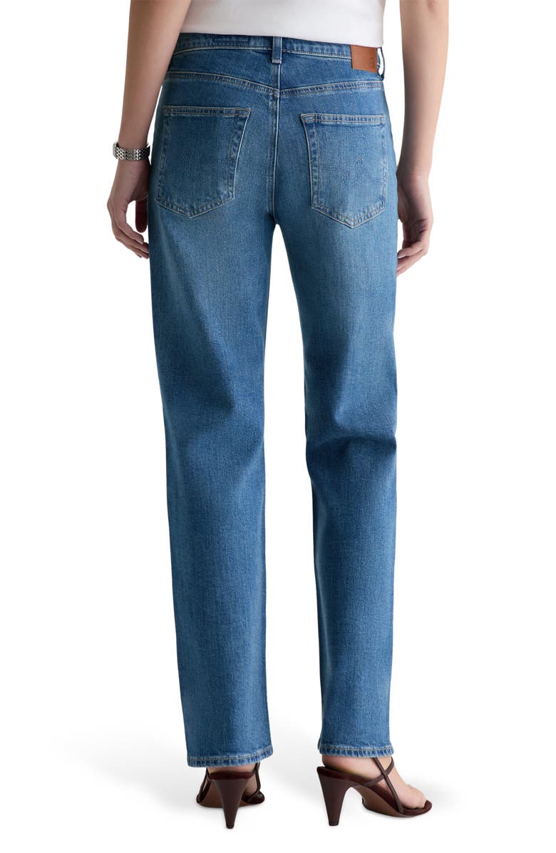 AG Brinley Mid Rise Straight Leg Jeans, Alternate, color, Owens Valley