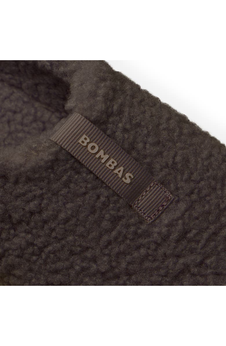 Bombas Sunday Faux Fur Slippers, Alternate, color, Dark Espresso