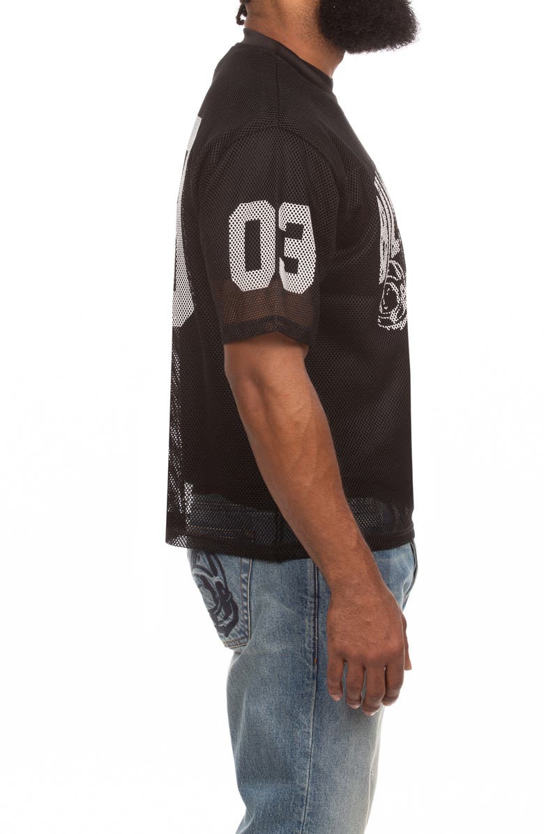 Billionaire Boys Club Varsity Mesh Graphic T-Shirt, Alternate, color, Black