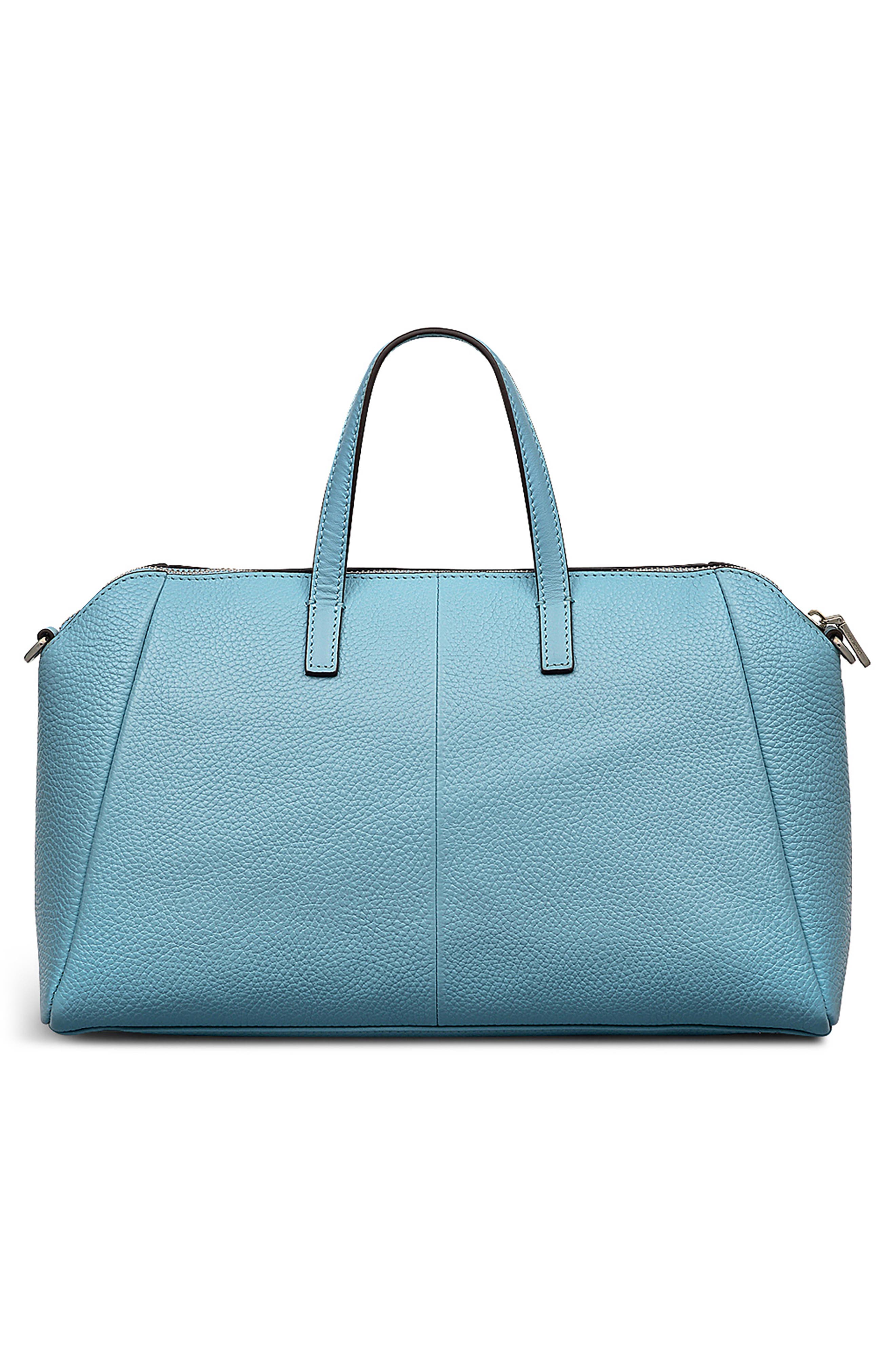 Radley Brook Avenue Pebbled Leather Small Satchel, Alternate, color, Cameo