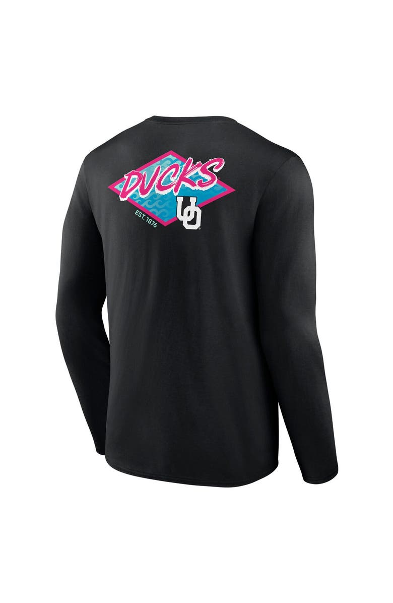 FANATICS Men's Fanatics Branded Black Oregon Ducks Spring Break Long Sleeve T-Shirt, Alternate, color, 