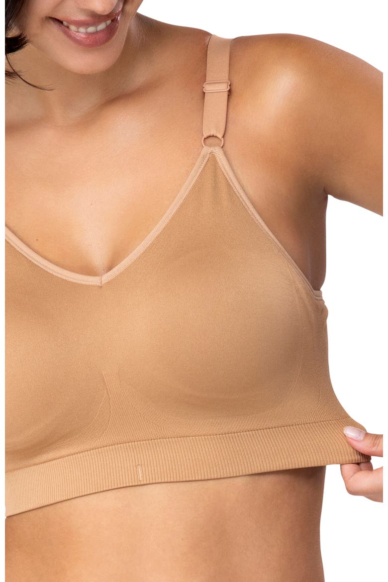 Full Coverage Comfort Bra, Alternate, color, Coffee