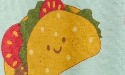 Butterblu Scout Fitted One-piece Organic Cotton Footie Pajamas In Green
