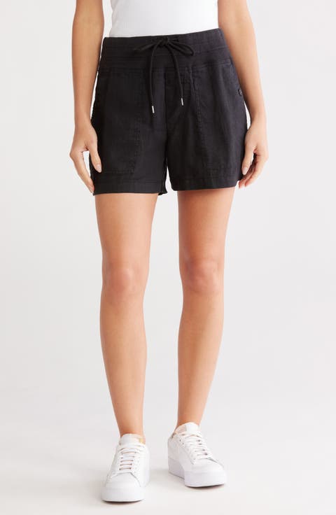 ショートパンツ JAMES PERSE Women Shorts  Burmudas WHVJ1677 BLK Black MXA4192_BLK_0047_b44fc0e2-9e84