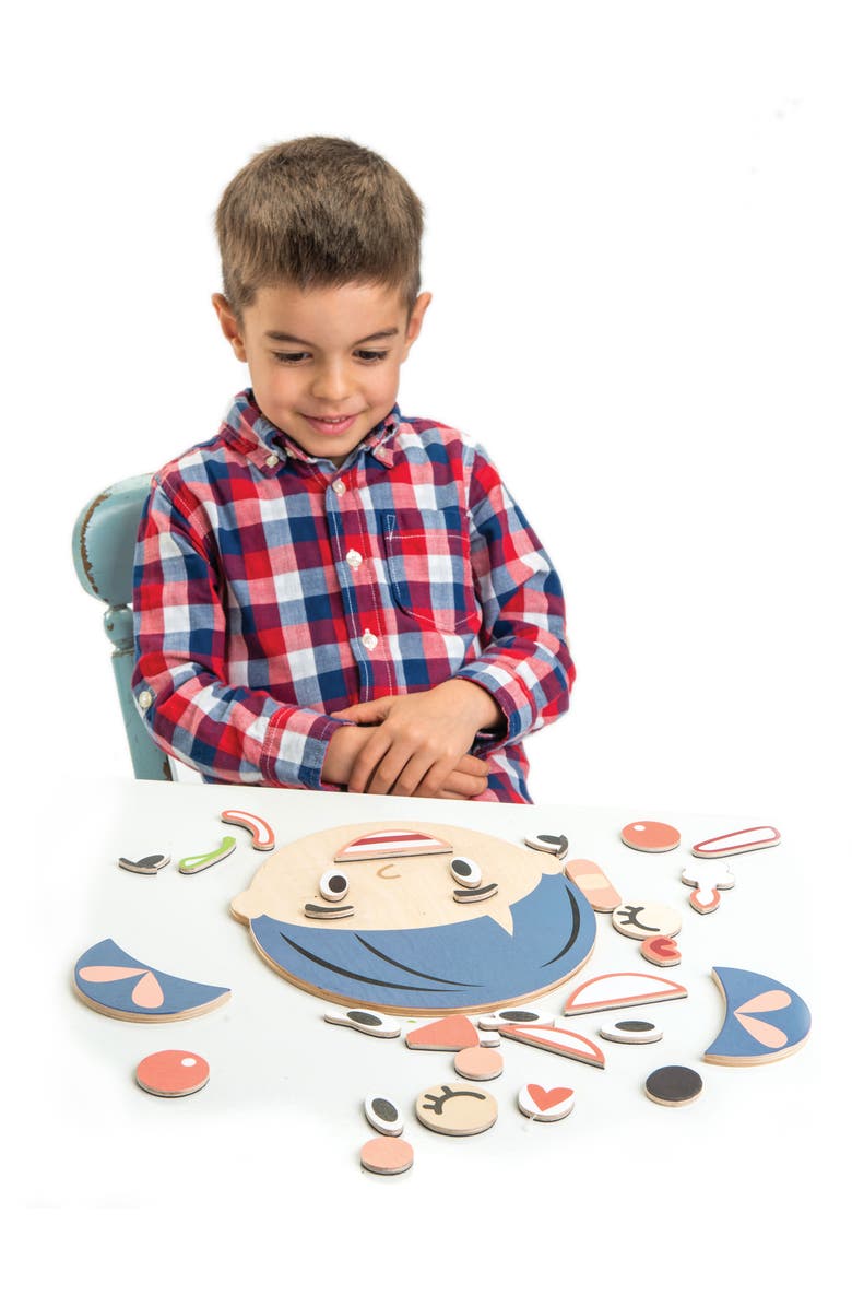 Tender Leaf Toys What's Up Facial Emotion Playset, Alternate, color, Blue
